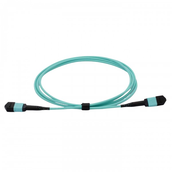 MPO to MPO Fiber Optic Patch Cable Cord OM3 