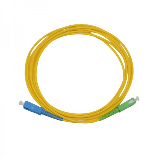 SC/APC-SC/PC single mode fiber optic patch cord