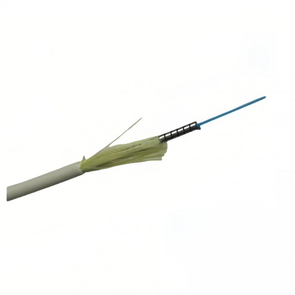 1 Core Tight Buffer Armored Fiber  Cable 3.0mm Black LSZH 1000m 