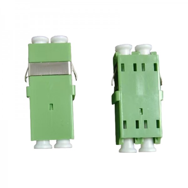Fibre Optic Coupler LC APC Duplex Green Fiber Adapter