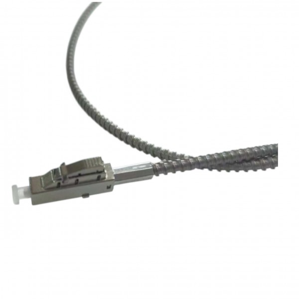 LC to FC 150°C High-Temperature  Armored Fiber Optic Jumper Cable