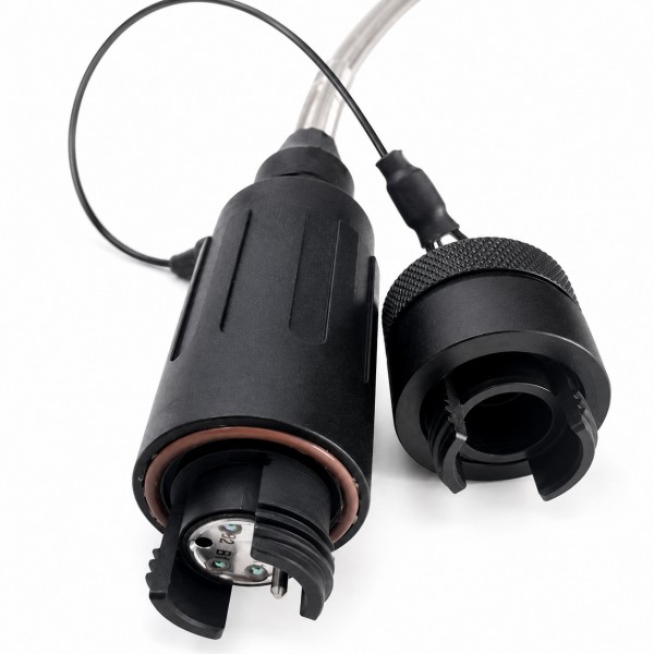 4 Channel Expanded Beam Tactical Fiber Cable | Plug to Plug